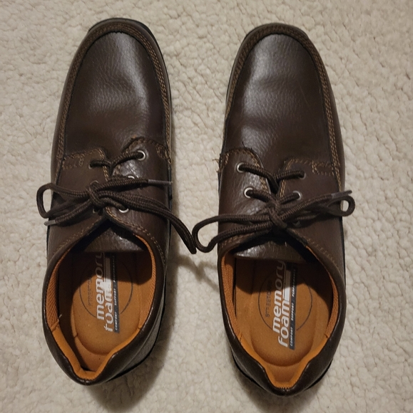 STREET CARS MEMORY FOAM Other - MENS STREET CARS MEMORY FOAM LEATHER OXFORDS BROWN SIZE 12